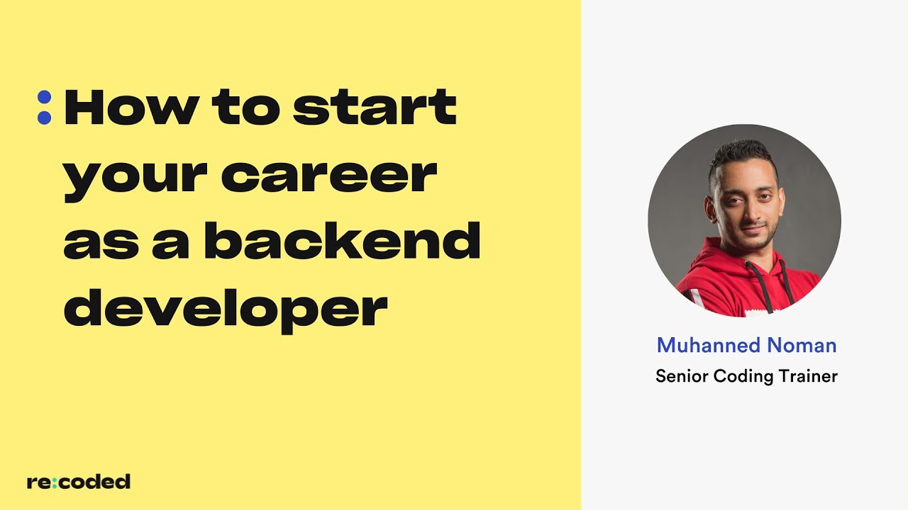 How to start your career as a backend developer