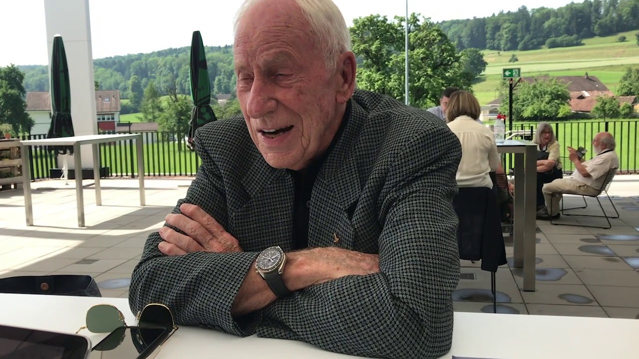 Al Worden, Apollo 15 Astronaut, talking with Ben Glazier