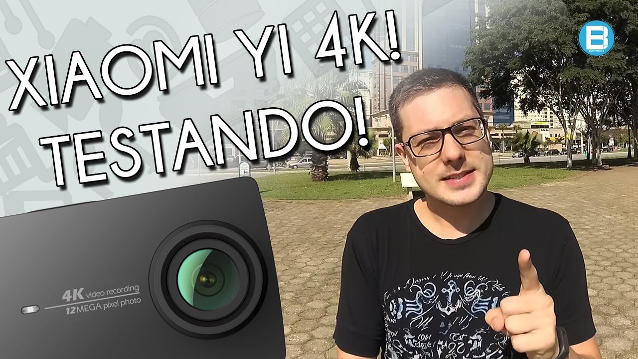 Teste da camera Xiaomi Yi 4k! A MATADORA de GoPro!? Uma ótima Action Cam!