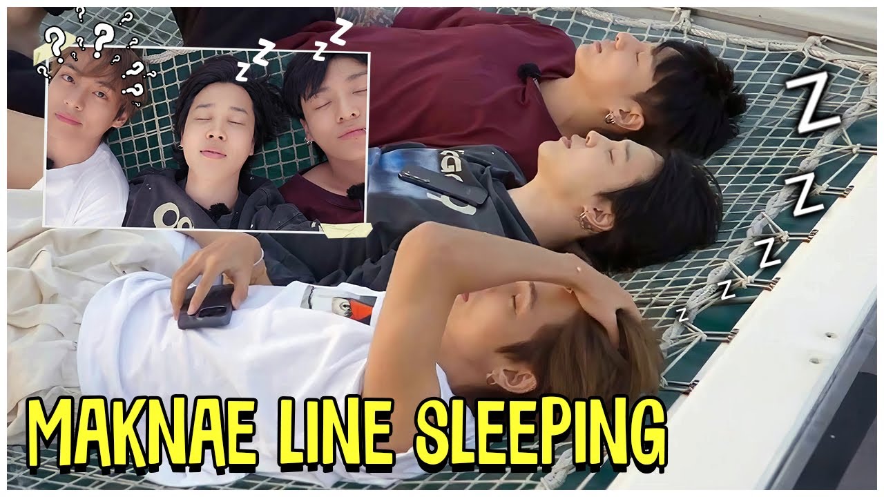 BTS Maknae Line Cute Sleeping But It's Sometime Chaotic