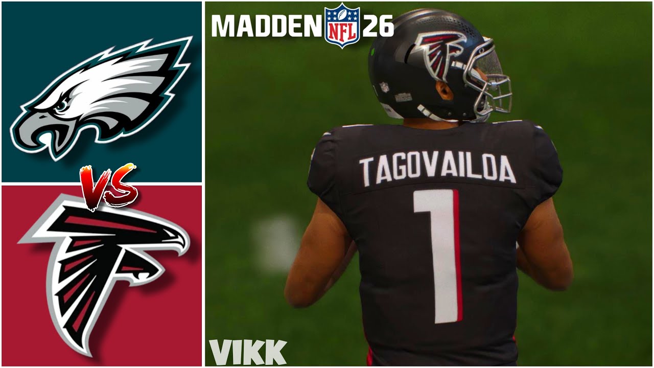 Eagles vs Falcons Simulation | Madden 26 Free Agency Rosters