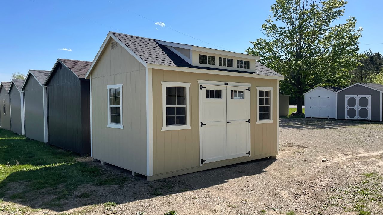 Building a 10x16 shed with a dormer! (Timelapse)