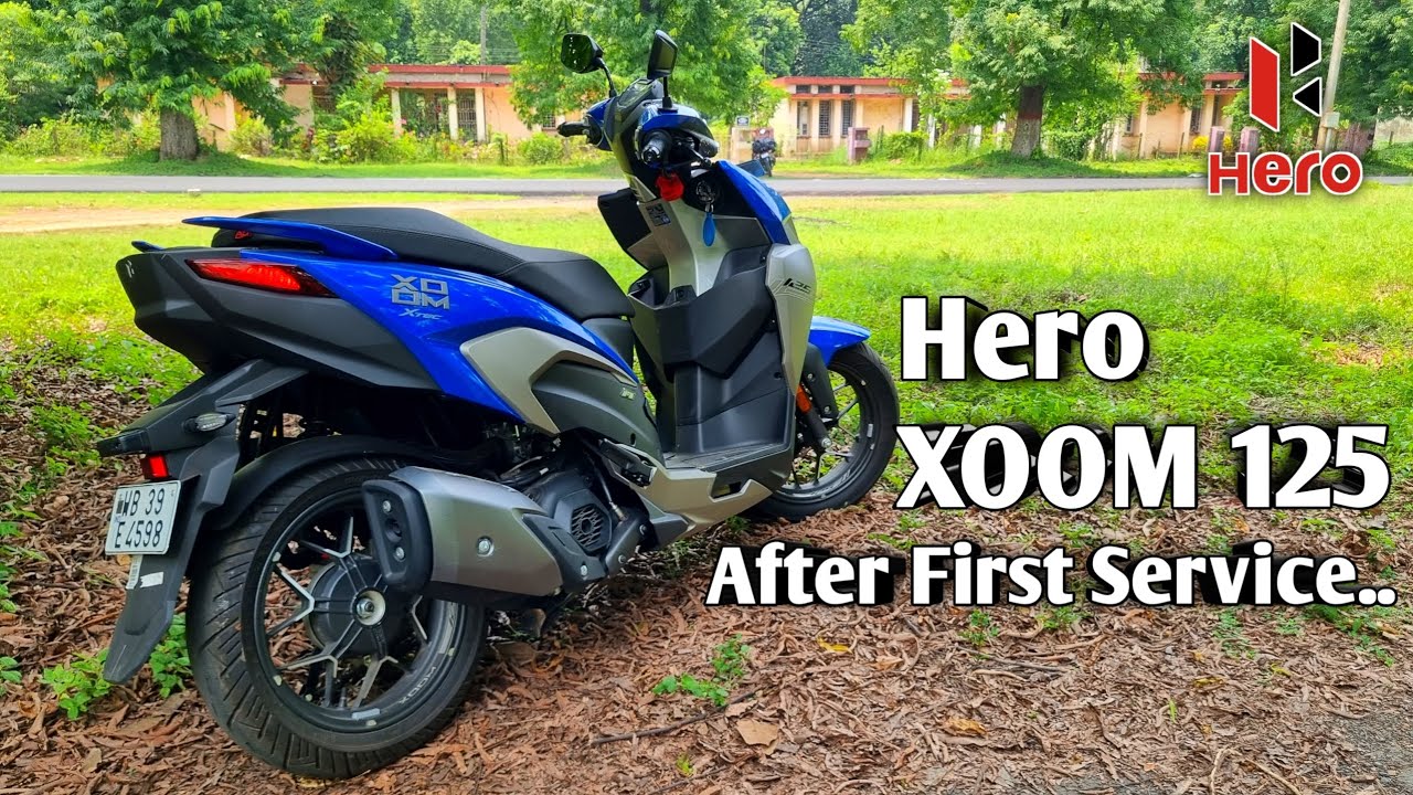 Hero Xoom 125, After First Service my Experience, Milage, Engine and other Improvements, Review.