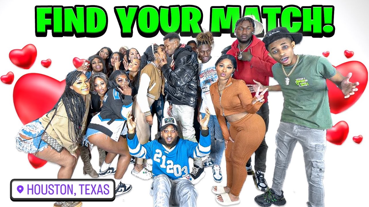 Find Your Match! | 12 boys & 12 Girls Houston! ❤️