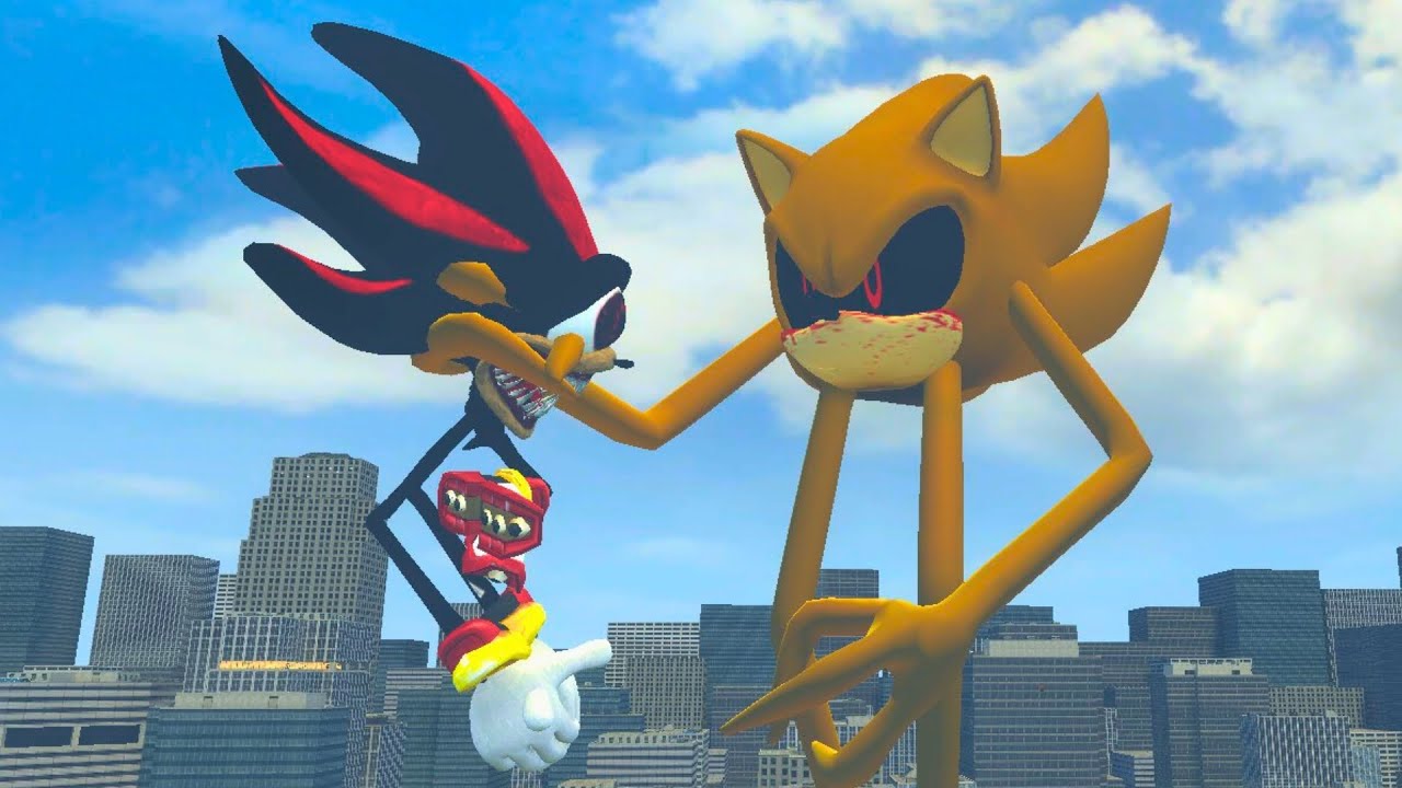 NEW SUPER SONIC.EXE INNYUME SMILEY'S VS ALL SHIN SONIC TAPES AND MORE in Garry's Mod!