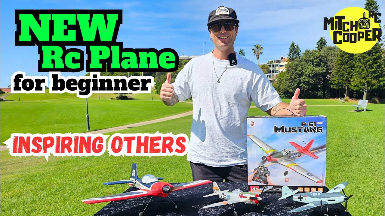 Promoting the hobby publicly while reviewing the all new Xiaobaima bm26 P51d Mustang 450mm RTF