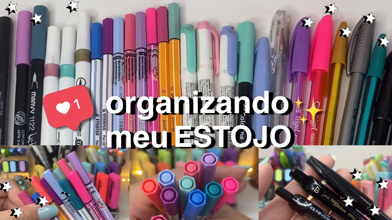 ORGANIZANDO MEU ESTOJO | O que tem no meu Estojo | Volta as Aulas 2023