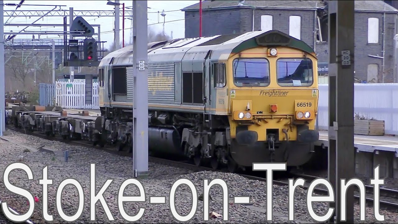 Trains at Stoke-on-Trent | 25/2/23 | 4K