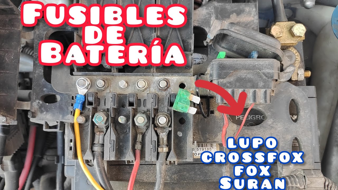 Fusibles de batería VW Lupo crossfox Sportvan fox y Suran | Proyecto Vw lupo