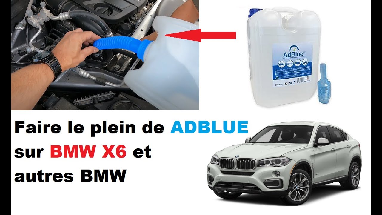 Заправка ADBLUE на BMW X6 и других BMW