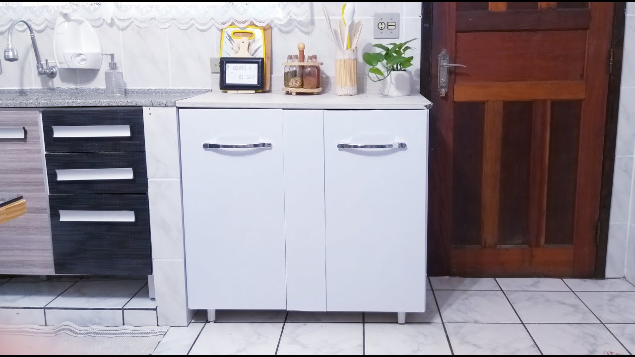 armário para bancada|pia de cozinha usando restos de guarda roupas|faça mesmo Você|sandra batista
