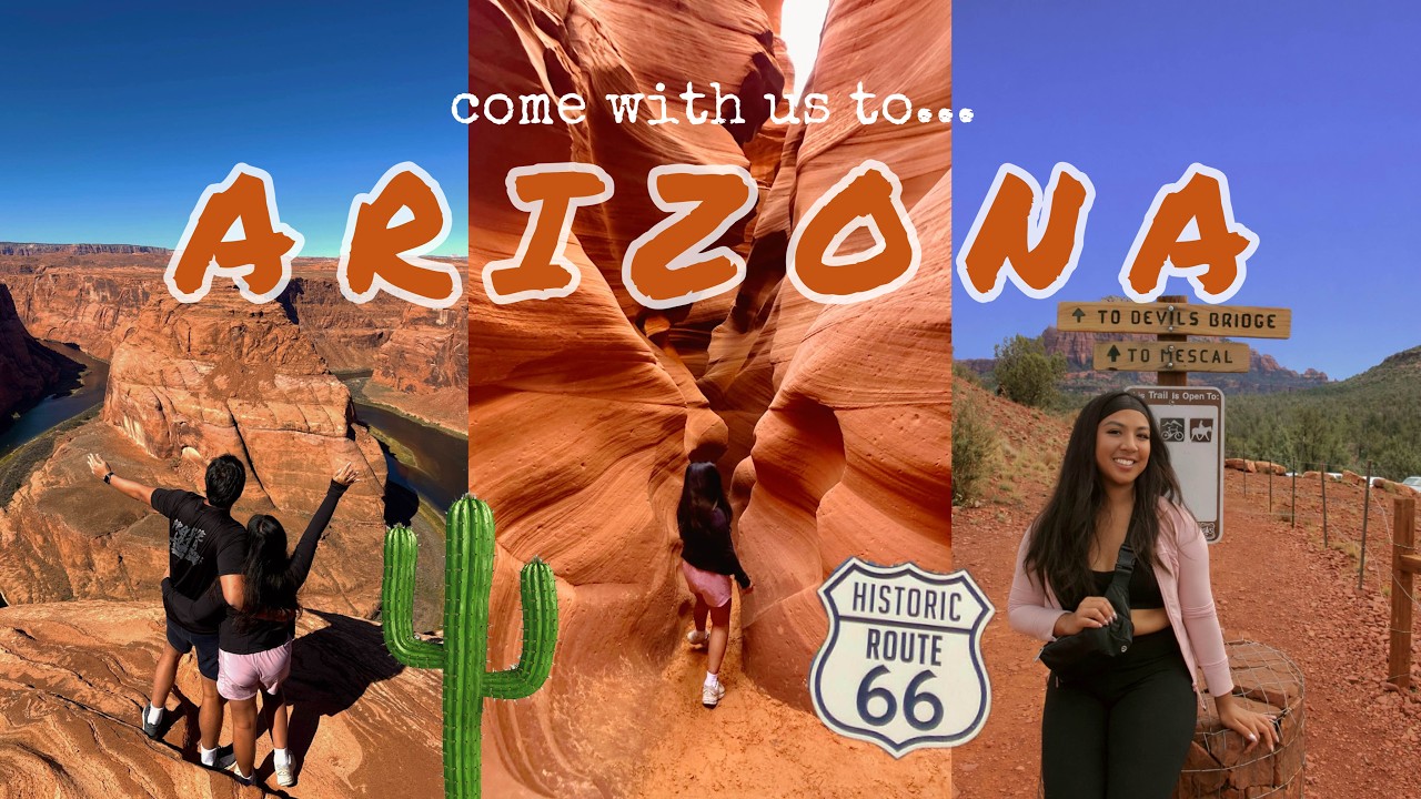 ARIZONA TRAVEL VLOG | antelope canyon, horseshoe bend, hiking in sedona & more!