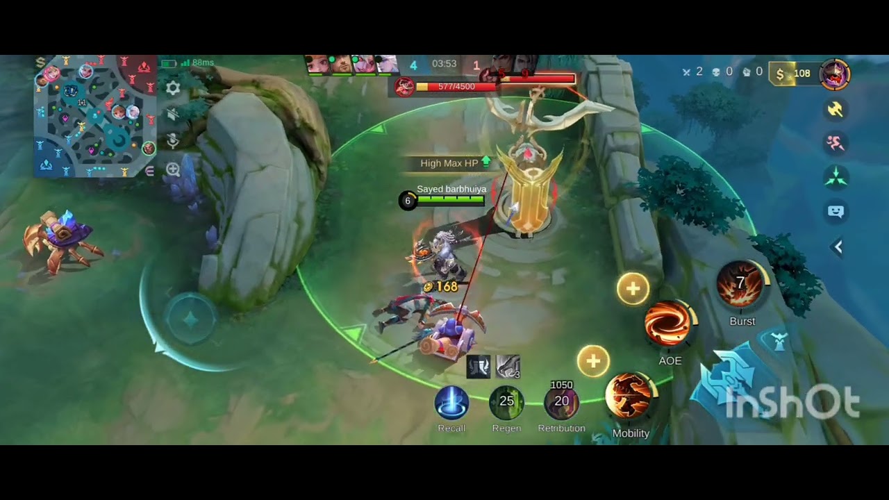 Mobilelegend Balmond attack full video !! Mobilelegend 5v5 Balmond war full video 