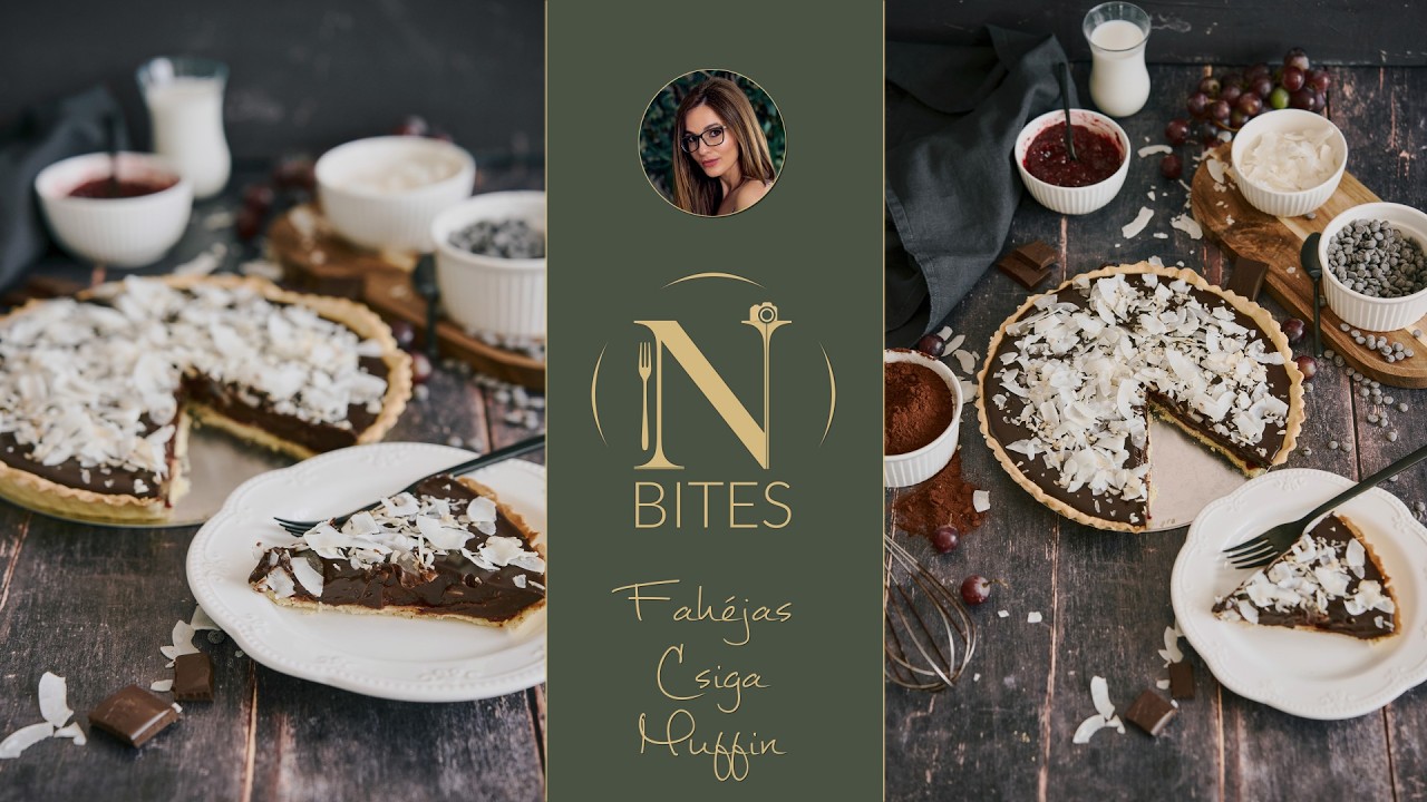 &Eacute;tcsokol&aacute;d&eacute;s pite k&oacute;kuszchipsszel 🤎 | Intenz&iacute;v, kr&eacute;mes csokis desszert.