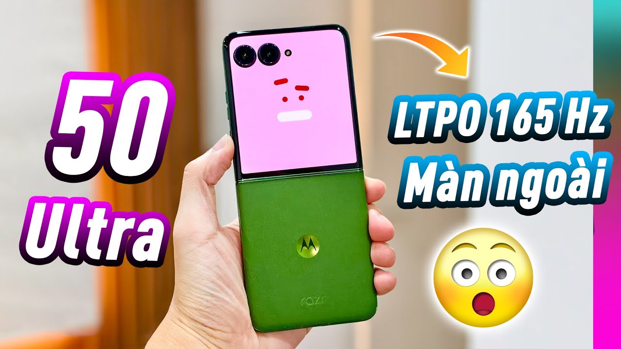Đánh giá Moto Razr 50 Ultra - Màn ngoài tràn viền to ác, xong còn LTPO 165Hz thứ gì chịu nổi !