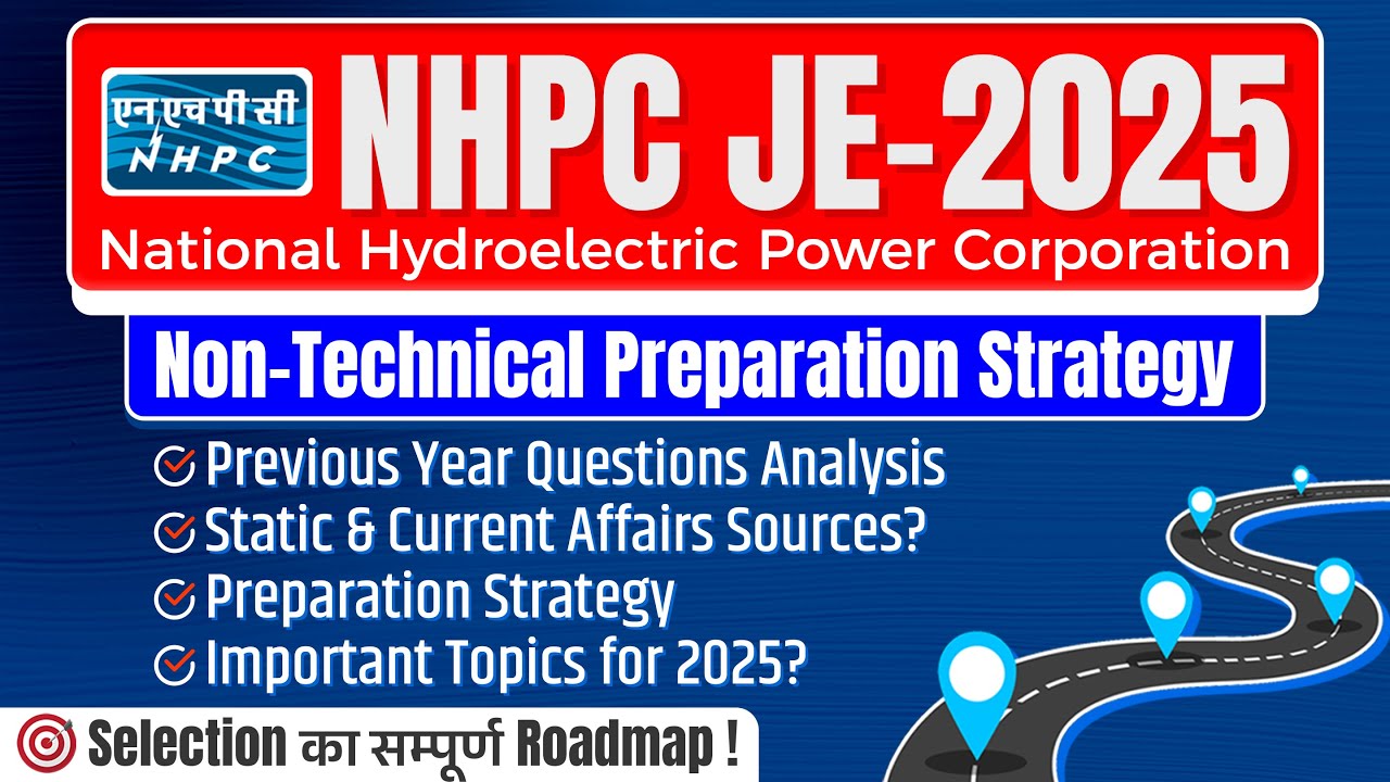 NHPC JE 2025 Non Technical Preparation Strategy | GK/GS & Verbal & Non Verbal Reasoning Syllabus