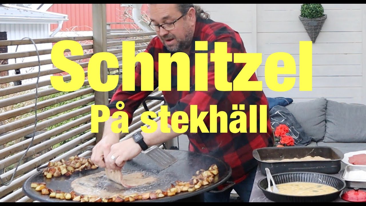 Schnitzel på stekhäll