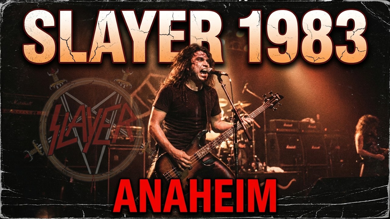 SLAYER The first filmed live show ever! 28-March-1983 Anaheim, USA. Full Concert