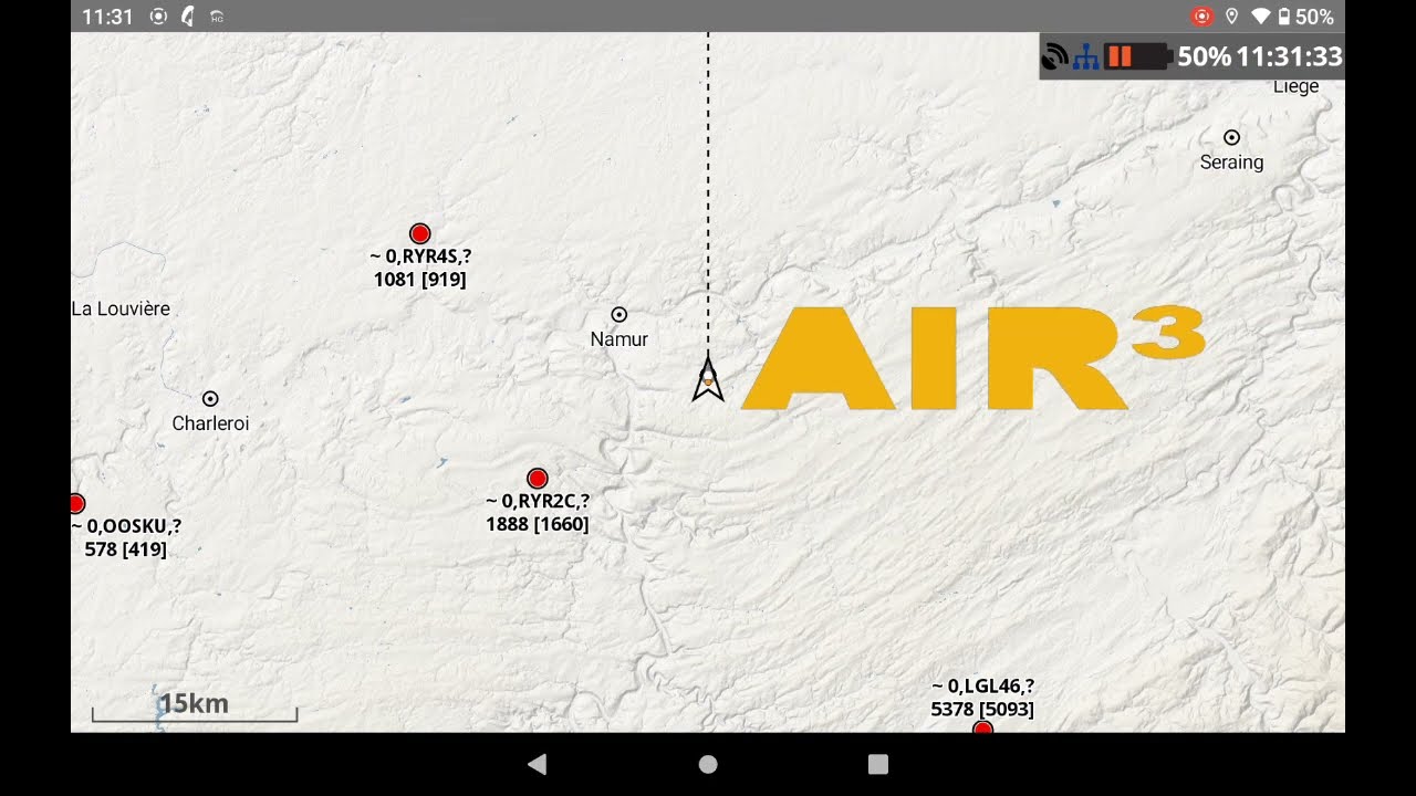See commercial aircrafts within XCTrack thanks to XC Guide2