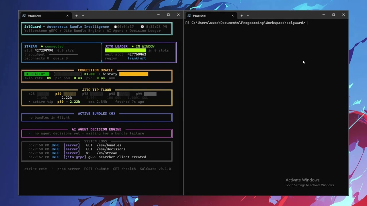 I Built an AI-Powered Solana Transaction Stack (Jito Bundles + Yellowstone gRPC)