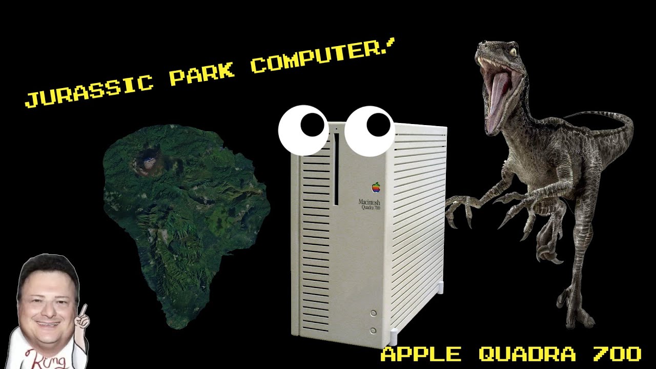 Jurassic Park Computer! A.k.a the Apple Quadra 700. Let's explore!