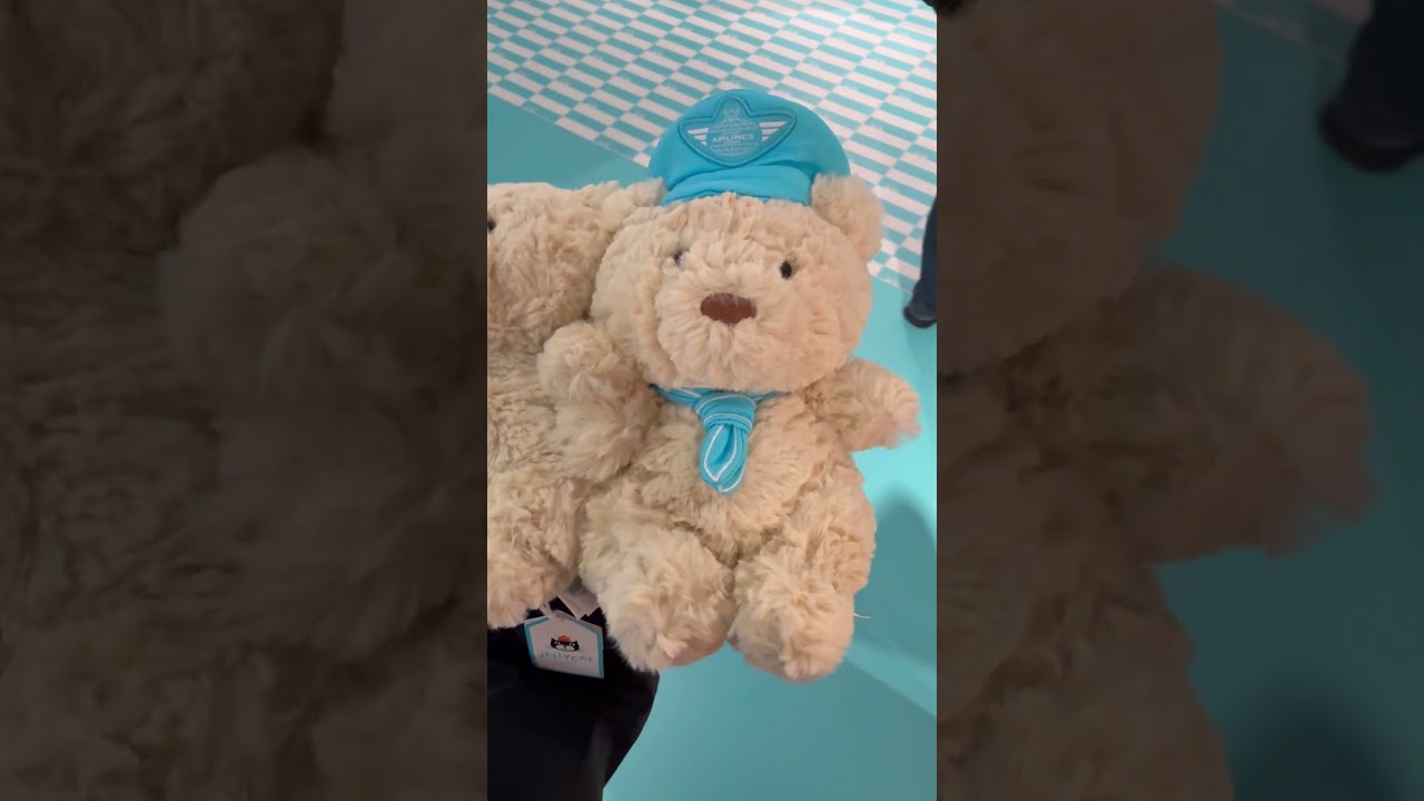jellycat Original Bartholomew Bear Junior and jellycat Harrods Bartholomew Bear Junior Pilot