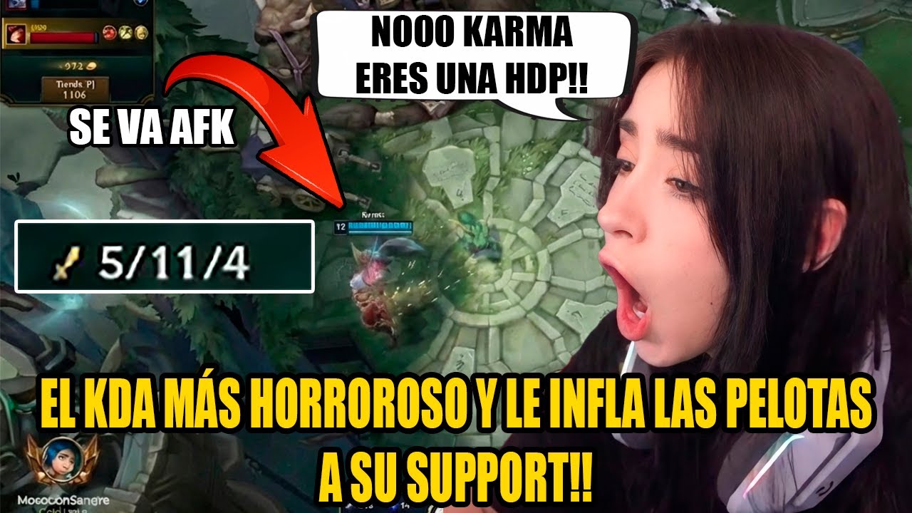 NISSA CON UN HORRENDO KDA DE 5/11 HARTA A SU SUPP Y ESTA SE VA AFK FARMEANDO AURA! I Nissaxter