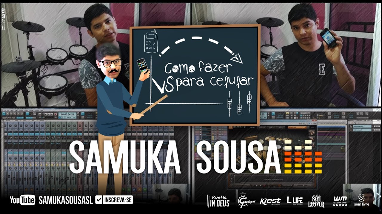 Como fazer VS para celular - Samuka Sousa