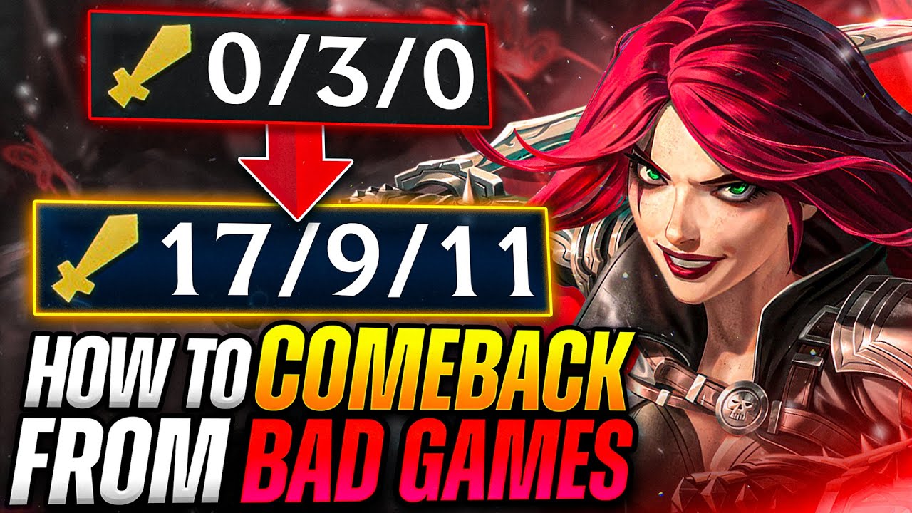 katarina: lose for 20minutes. get 1 good teamfight. win.