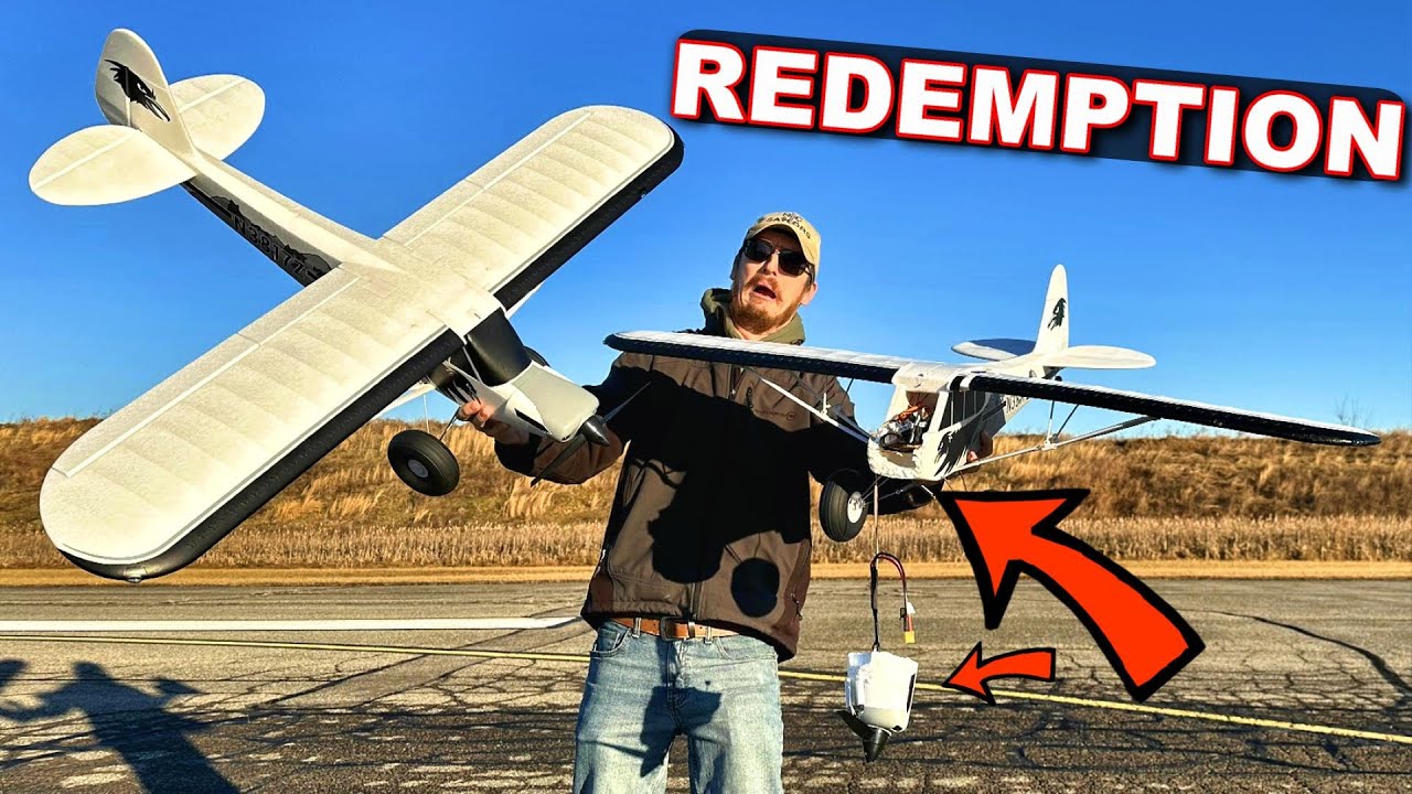 HE CRASHED a Beginner RC Plane, NOW Back to Redeem Himself!! - FMS 1300mm PA-18 Super Cub