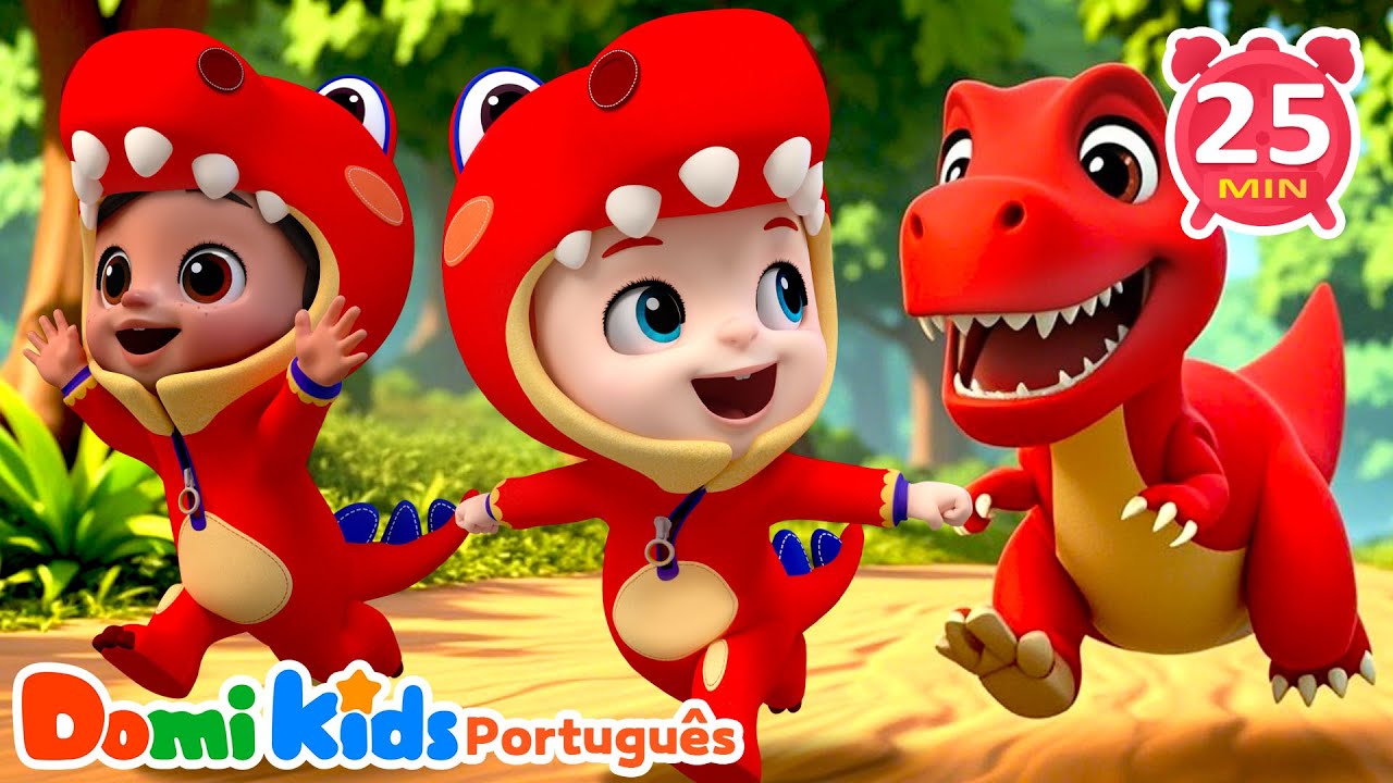 Vamos Conhecer os Dinossauros! 🦕 Música Infantil Popular | Canções Infantis | LEFUN Kids TV