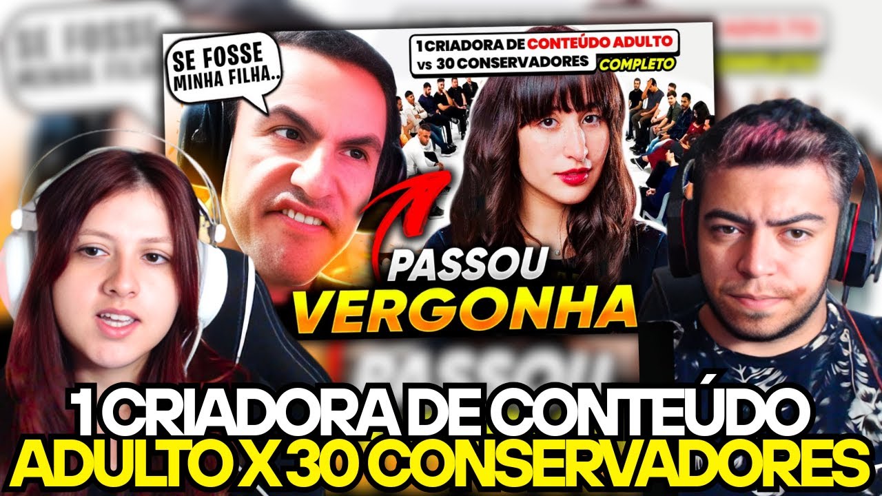 SUPER XANDÃO REAGINDO 1 CRIADORA de CONTEÚDO ADULTO X 30 CONSERVADORES FT. MARTINA OLIVEIRA | REACT