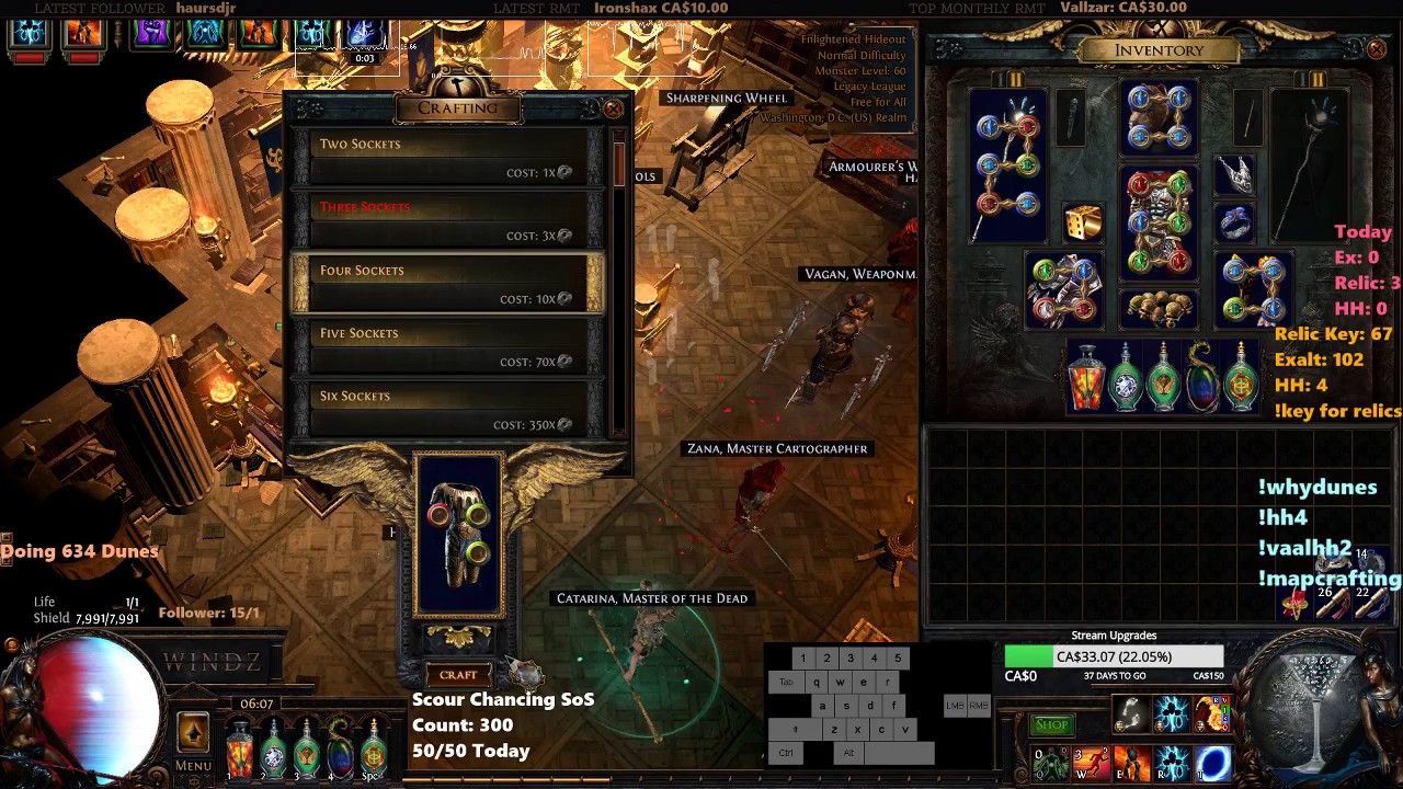 Path of Exile: Crafting off colours with vorici