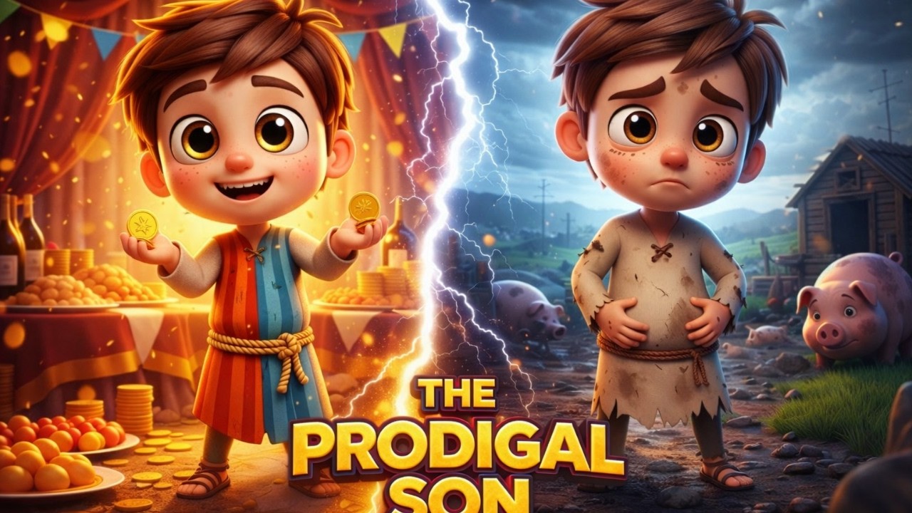 The Prodigal Son Song 🎵 | Fun 3D Animated Bible Story for Kids | Sunday School Nursery Rhyme
