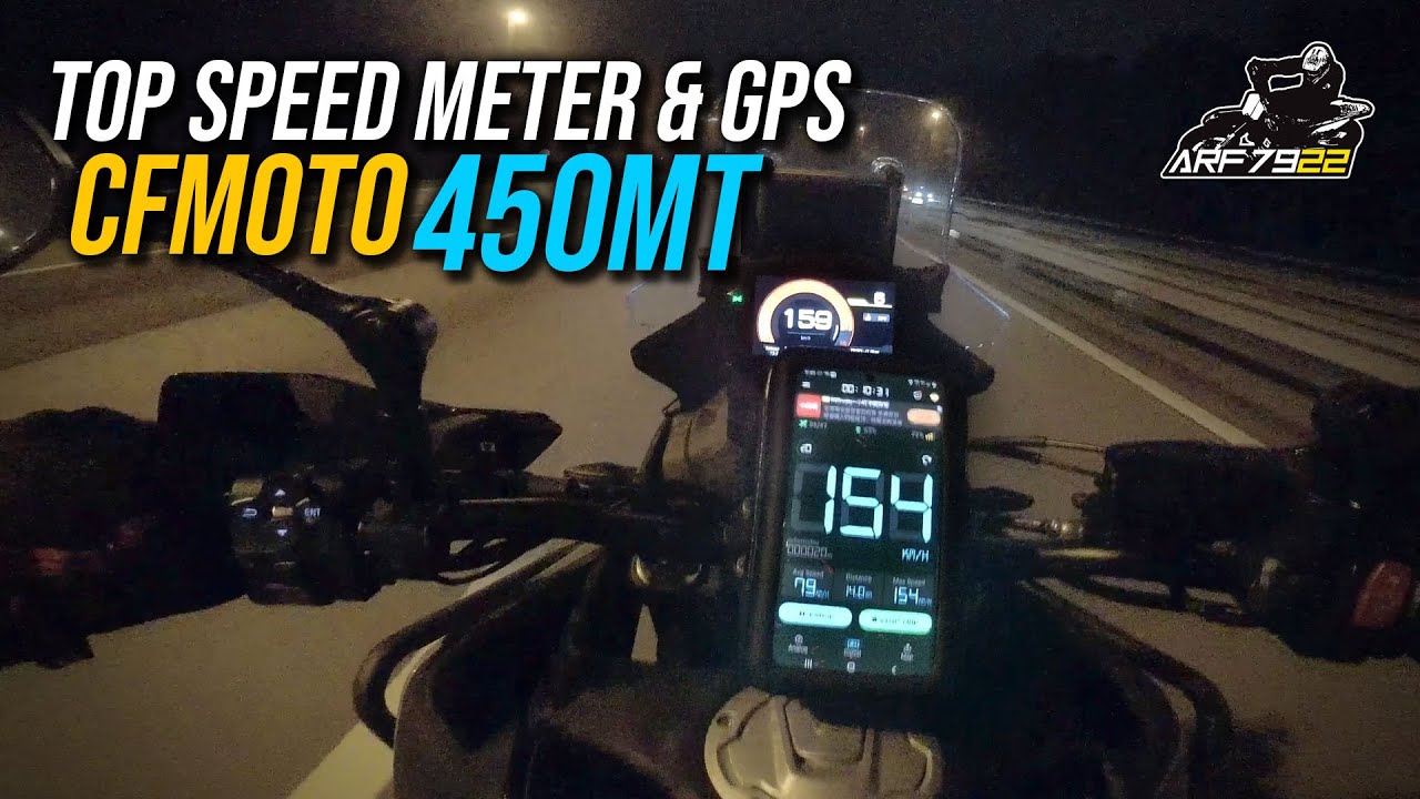 CFMOTO 450MT 2024  I  Top Speed! #cfmoto #450mt #topspeed