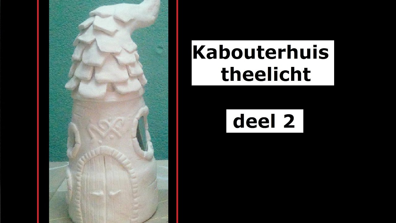 Kabouterhuis theelicht (deel 2) - by Typisch Mamma