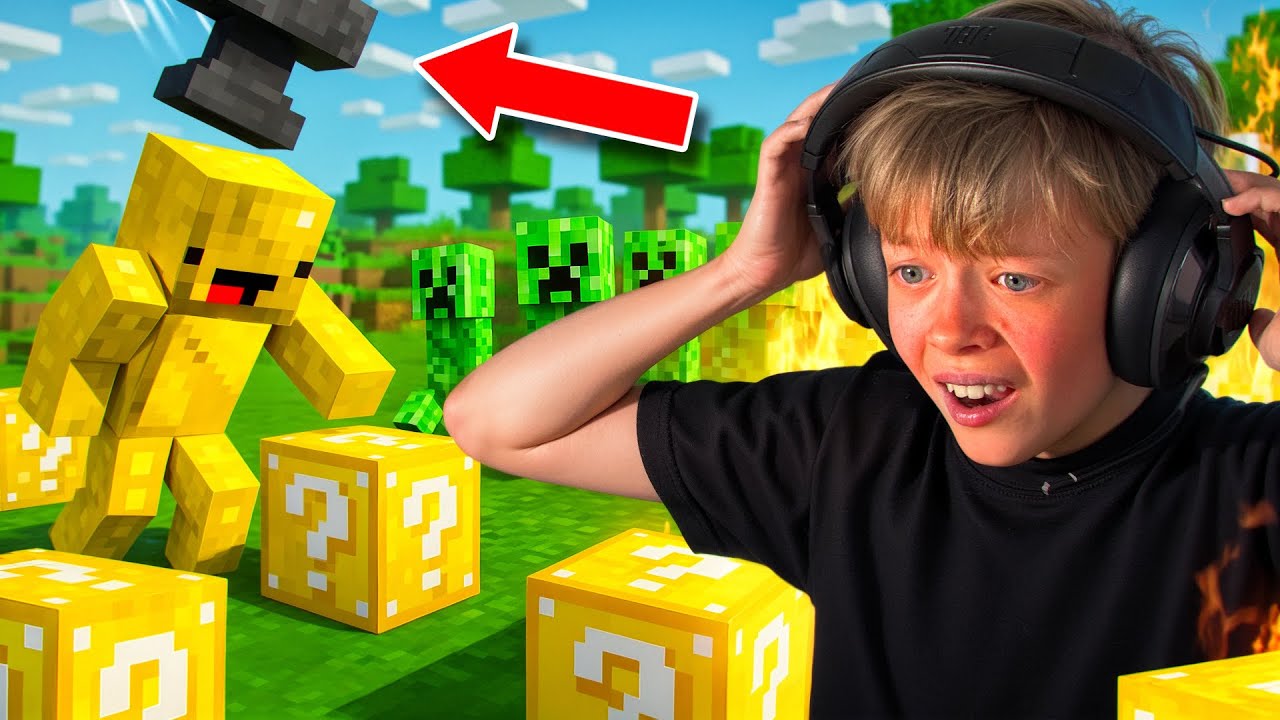 Kassu RAGEE Lucky Blockeille Minecraftissa!