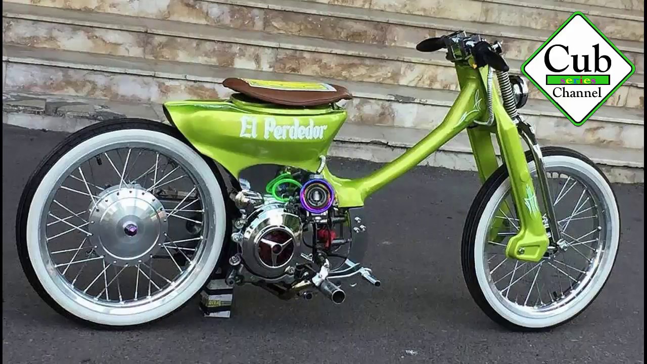 Custom Street Cub Green and Yellow color (Hijau dan Kuning) | Cub Series Channel