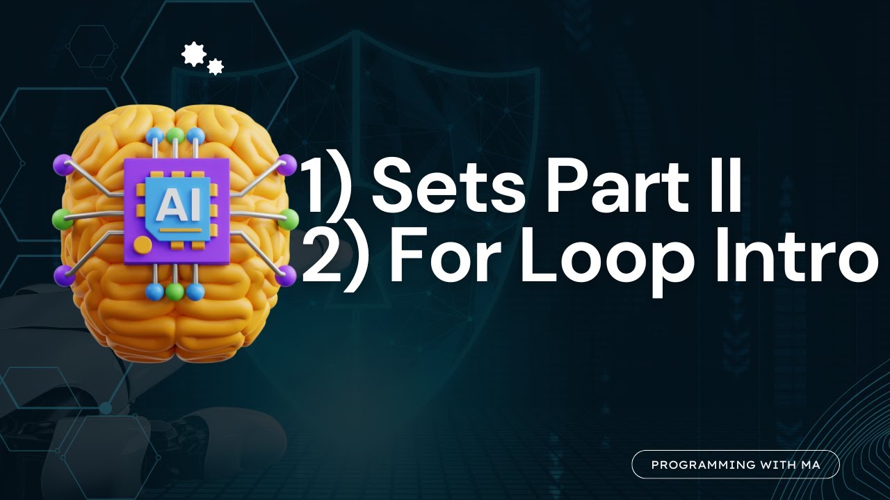Master Python Set Methods and For Loop in Detail, Venn Diagram | Urdu / Hindi