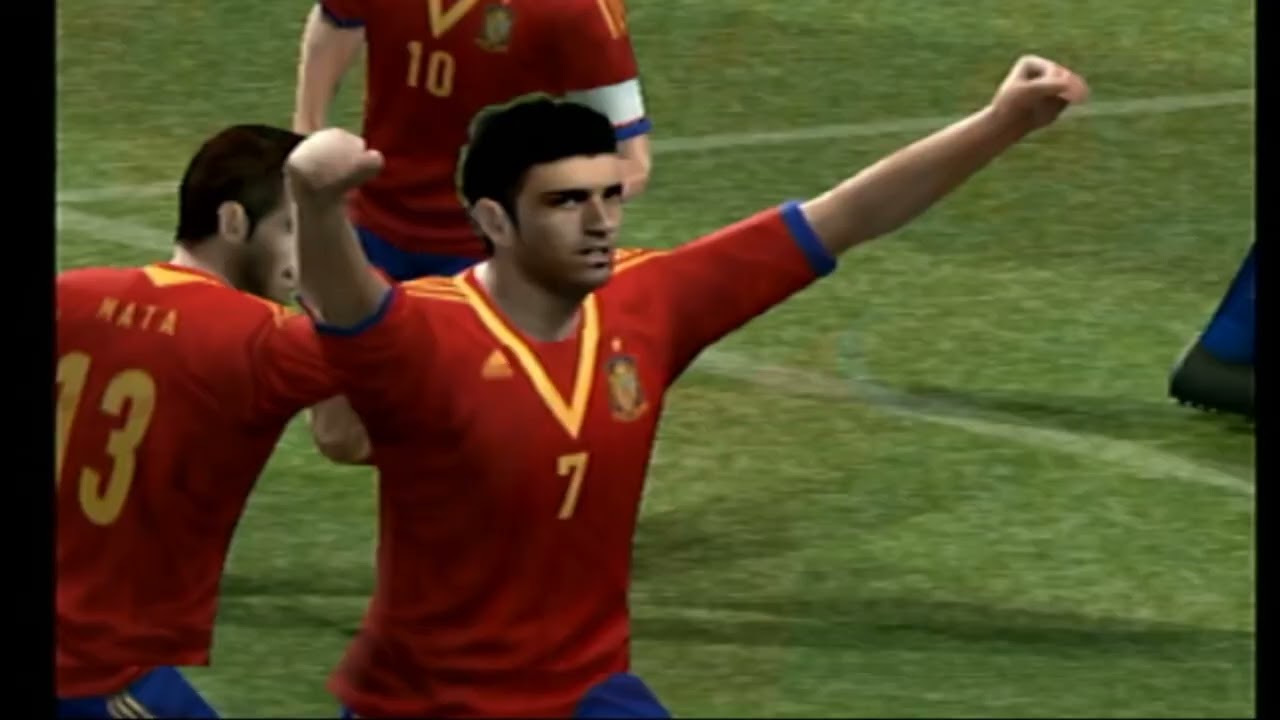 PES 2012 l Italia vs España - Final Eurocopa : Gameplay PS2 