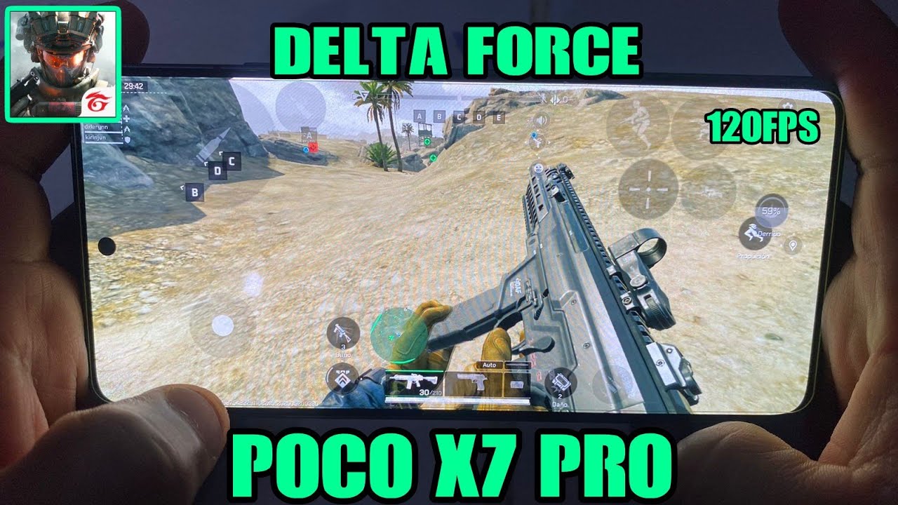 ✅POCO X7 PRO TEST DELTA FORCÉ MOBILE GLOBAL 120 FPS GAMEPLAY 🔥