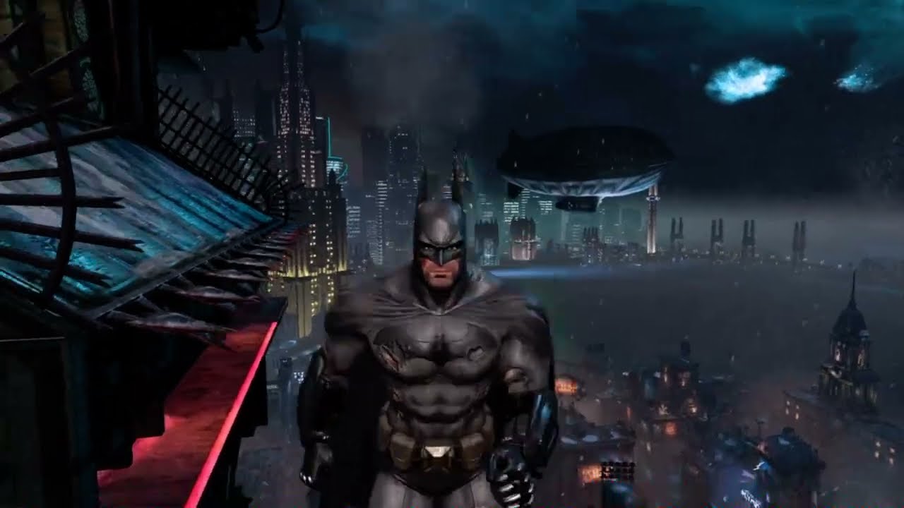 Arkham City-Top of Wonder Tower Riddler Trophies