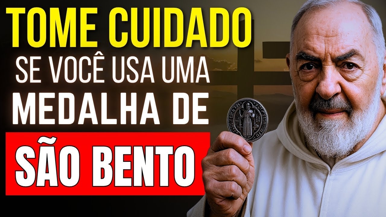 PADRE PIO REVELOU O QUE ESPERA AQUELES QUE USAM A MEDALHA DE SÃO BENTO!