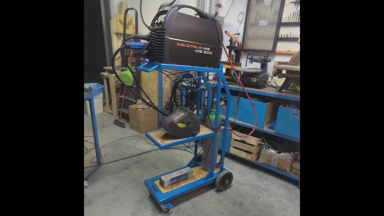 Homemade  Welding Cart - CARRELLO PER SALDATRICE