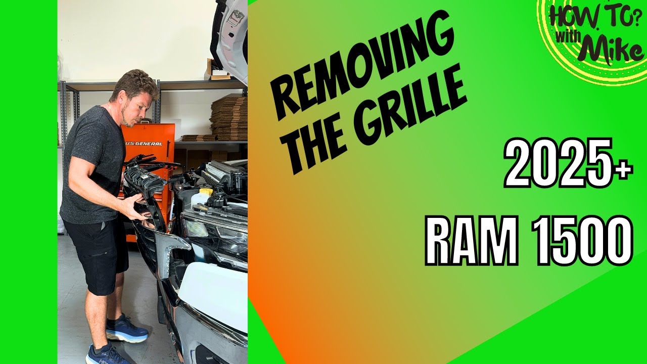 2025 RAM 1500 How To Remove Grille |Tutorial by M&R Automotive | Easy DIY