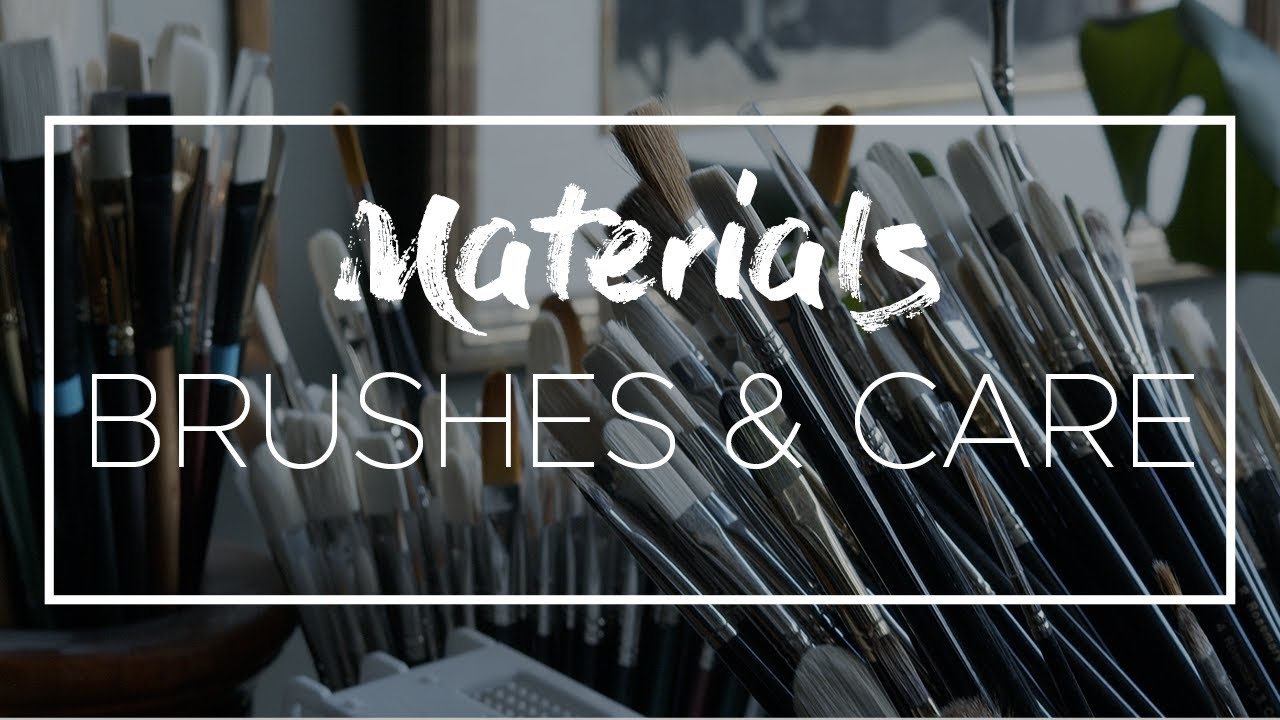 Oil Paint Brushes & Brush Care