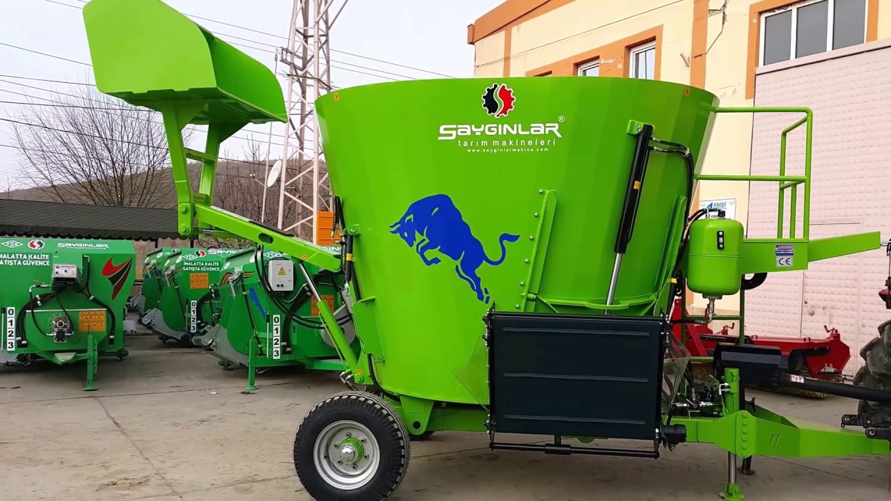 Saygınlar Dikey Yem Karma Makinesi, Cattle Feed Mixer