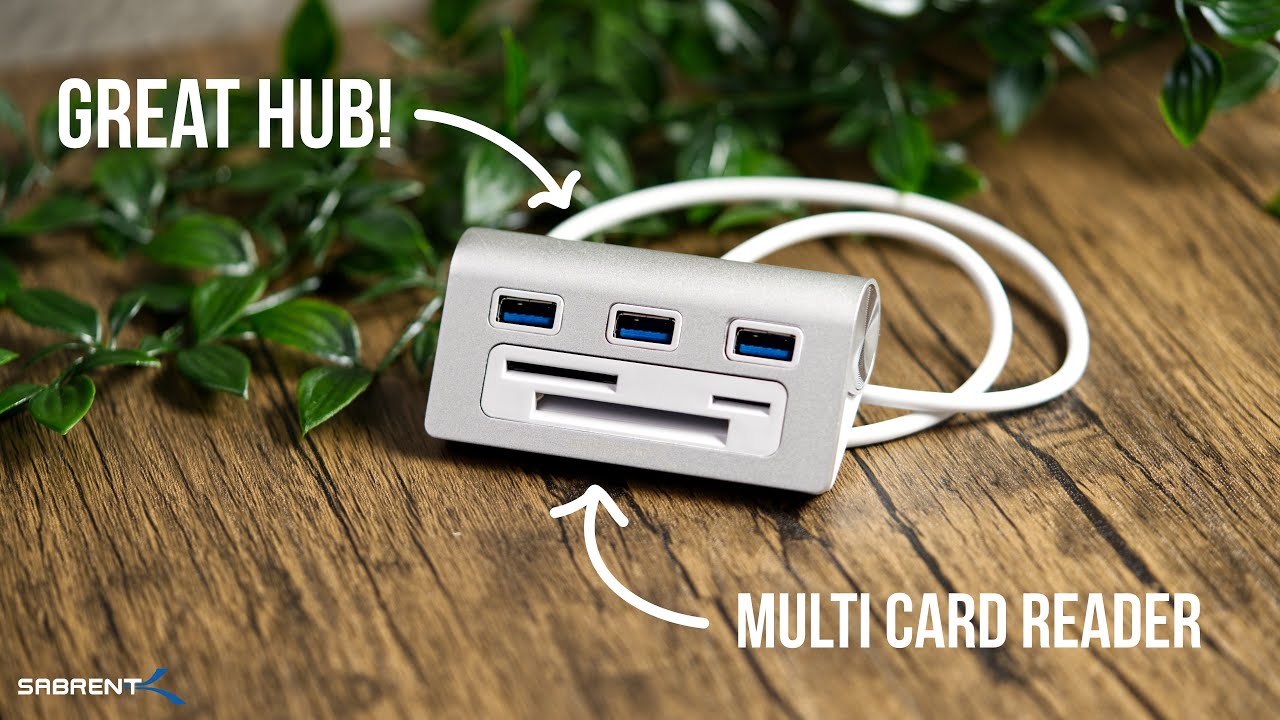 SABRENT USB3.0 Hub with Card Reader