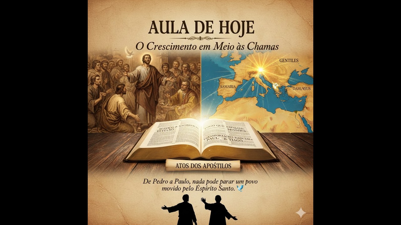 CURSO BÁSICO EM TEOLOGIA - DISCIPLINA #atosdosapóstolos ATOS DOS APÓSTOLOS - Lição 5 e 6.