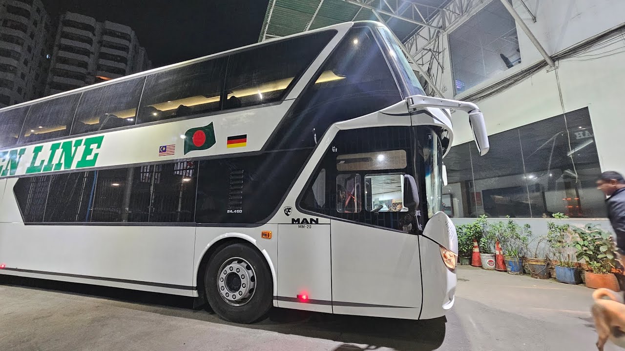 GREEN LINE New Double Decker bus